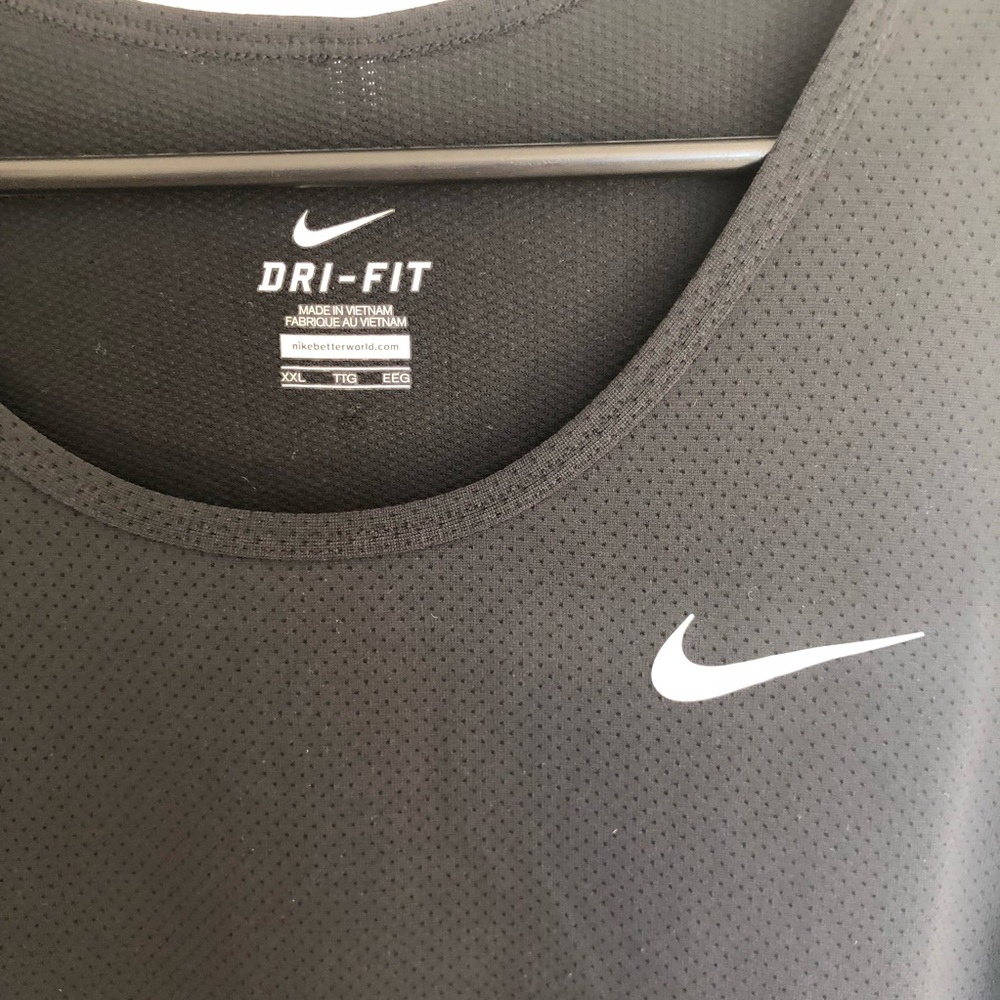 Nike black dri-fit workout singlet plus size XXL - Picture 2 of 7